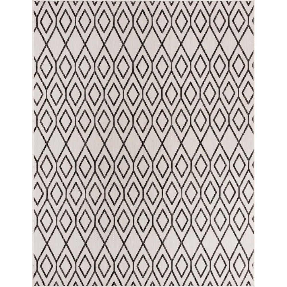 Jill Zarin Outdoor Turks and Caicos Area Rug 7' 10" x 10' 0", Rectangular Ivory. Picture 1
