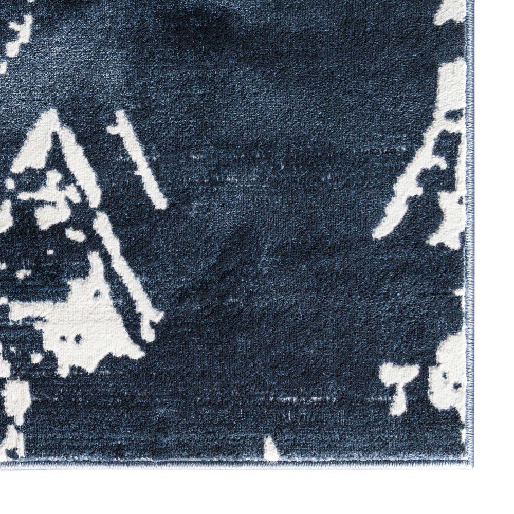 Uptown Carnegie Hill Area Rug 1' 8" x 1' 8", Square Navy Blue. Picture 8