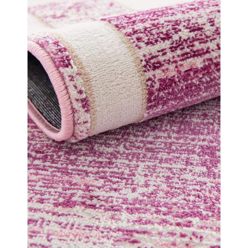 Uptown Lenox Hill Area Rug 7' 10" x 7' 10", Square Pink. Picture 8