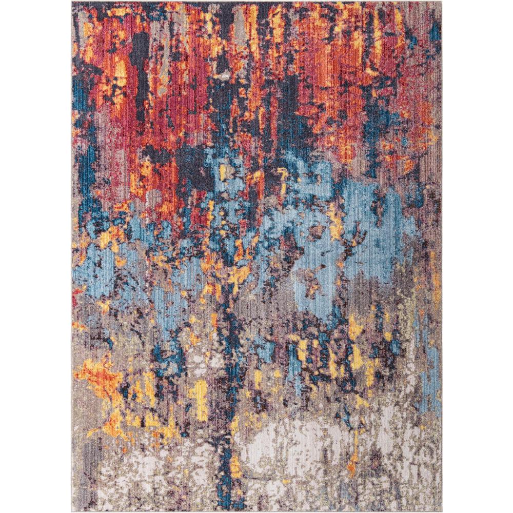 Downtown Chelsea Area Rug 7' 10" x 11' 0", Rectangular Multi. Picture 1