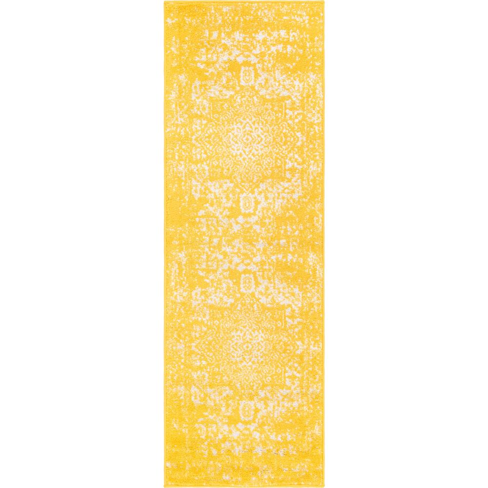 Unique Loom 6 Ft Runner in Yellow (3150415). Picture 1