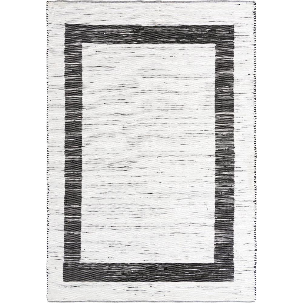 Unique Loom Rectangular 9x12 Rug in White (3153965). The main picture.