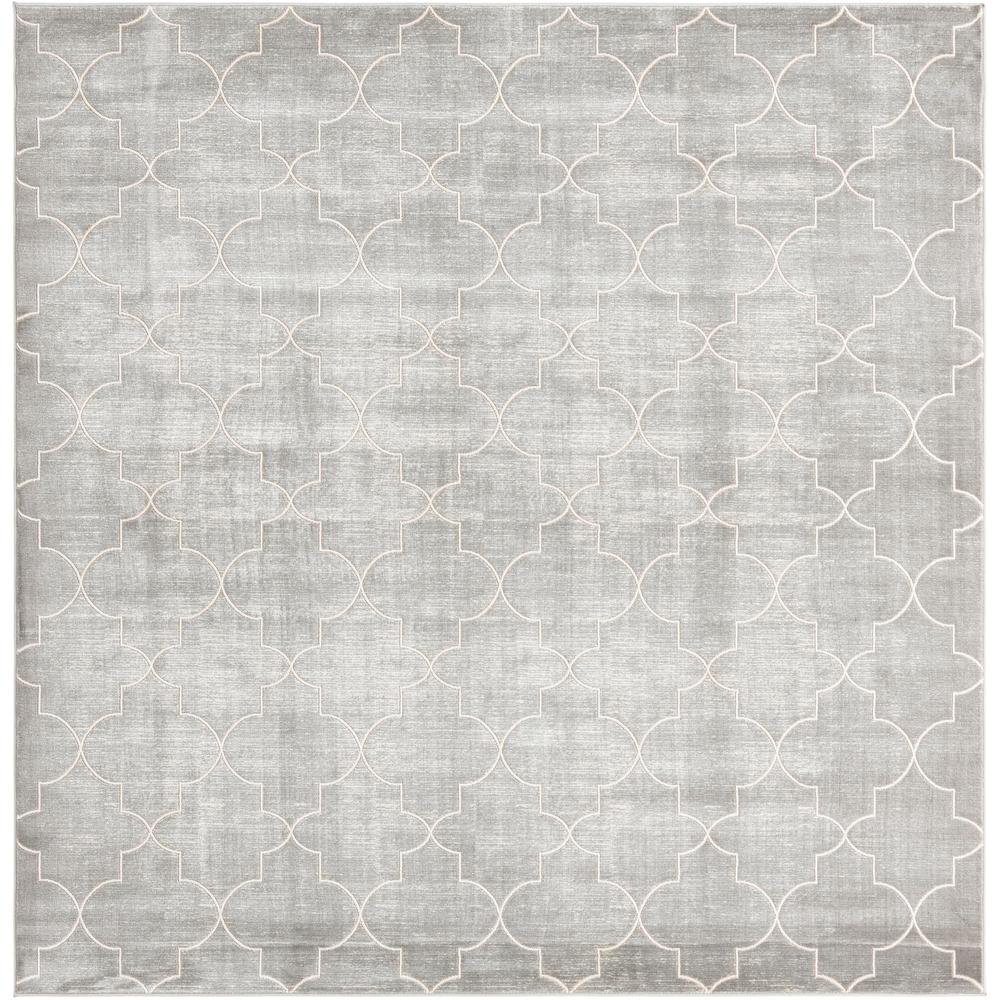 Uptown Area Rug 7' 10" x 7' 10" Square Gray. Picture 1