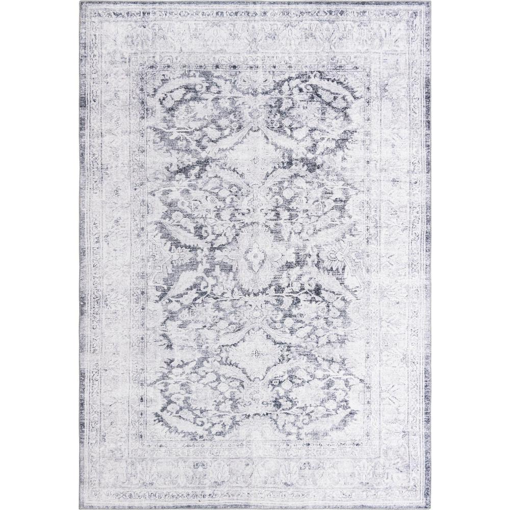 Unique Loom Rectangular 9x12 Rug in Charcoal (3161316). Picture 1