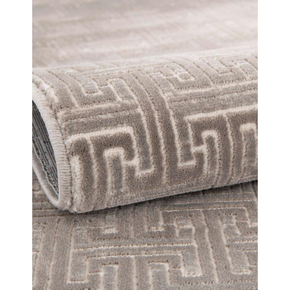 Uptown Park Avenue Area Rug 7' 10" x 7' 10", Square Gray. Picture 8