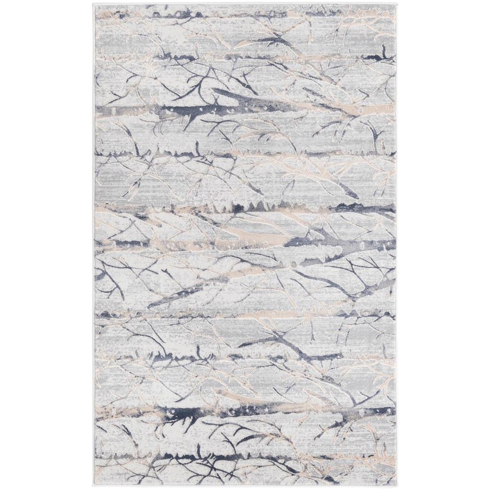 Finsbury Anne Area Rug 3' 3" x 5' 3", Rectangular Gray. Picture 1