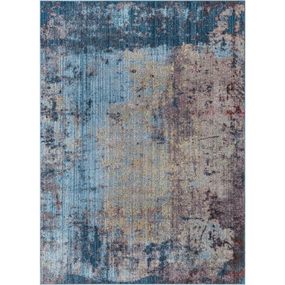 Downtown Greenwich Village Area Rug 7' 1" x 10' 0", Rectangular Multi. Picture 1