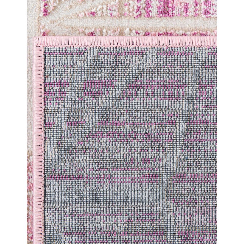 Uptown Fifth Avenue Area Rug 7' 10" x 7' 10", Square Pink. Picture 7