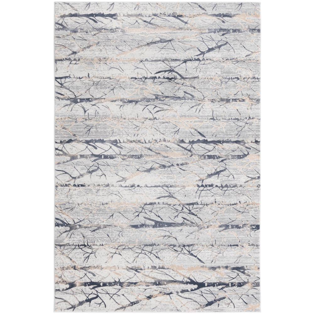Finsbury Anne Area Rug 5' 3" x 8' 0", Rectangular Gray. Picture 1