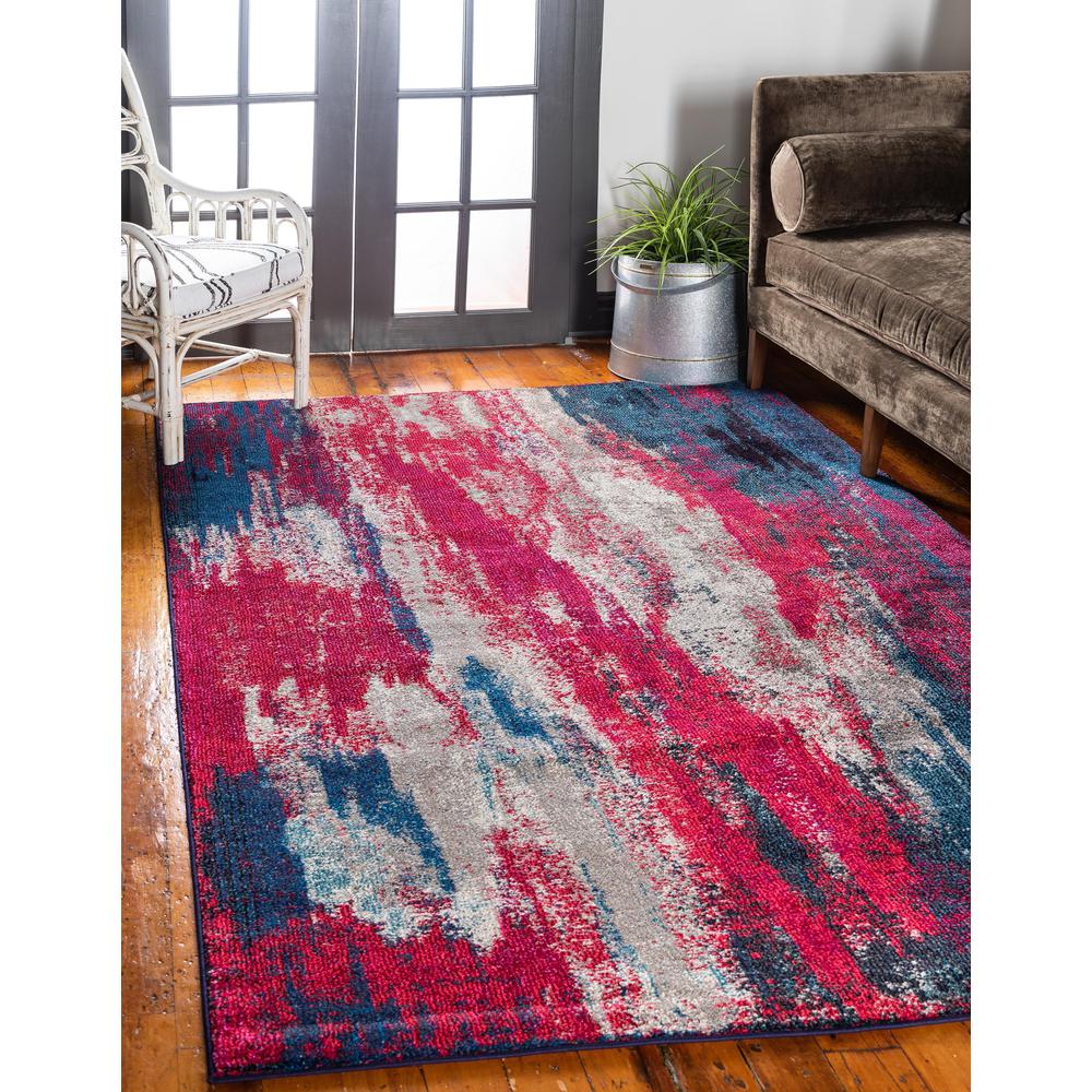 Lilly Jardin Rug, Magenta (5' 0 x 8' 0). Picture 2
