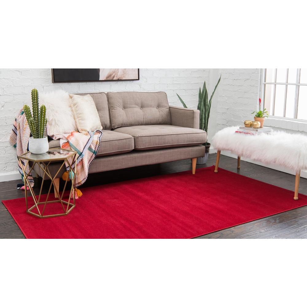 Solid Williamsburg Rug, Red (10' 0 x 13' 0). Picture 3