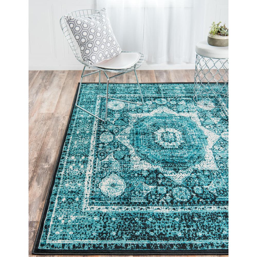 Imperial Lygos Rug, Turquoise (2' 0 x 3' 0). Picture 3
