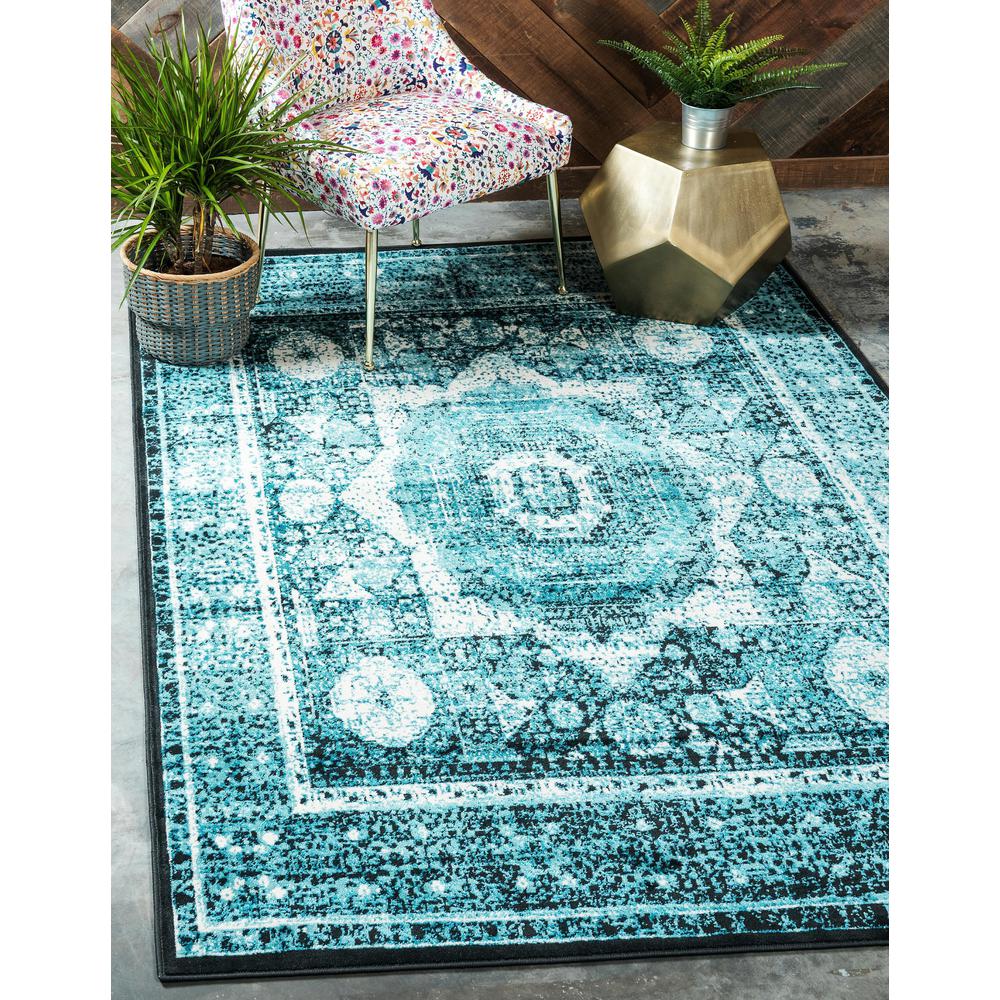 Imperial Lygos Rug, Turquoise (2' 0 x 3' 0). Picture 6