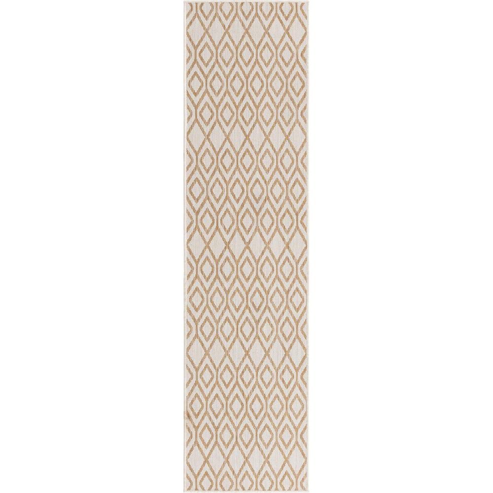 Jill Zarin Outdoor Turks and Caicos Area Rug 2' 0" x 8' 0", Runner Beige. Picture 1