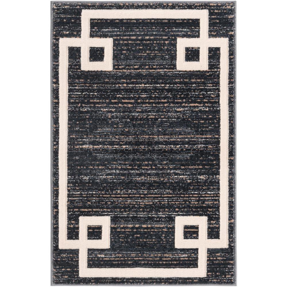 Uptown Lenox Hill Area Rug 2' 0" x 3' 1", Rectangular Navy Blue. Picture 1