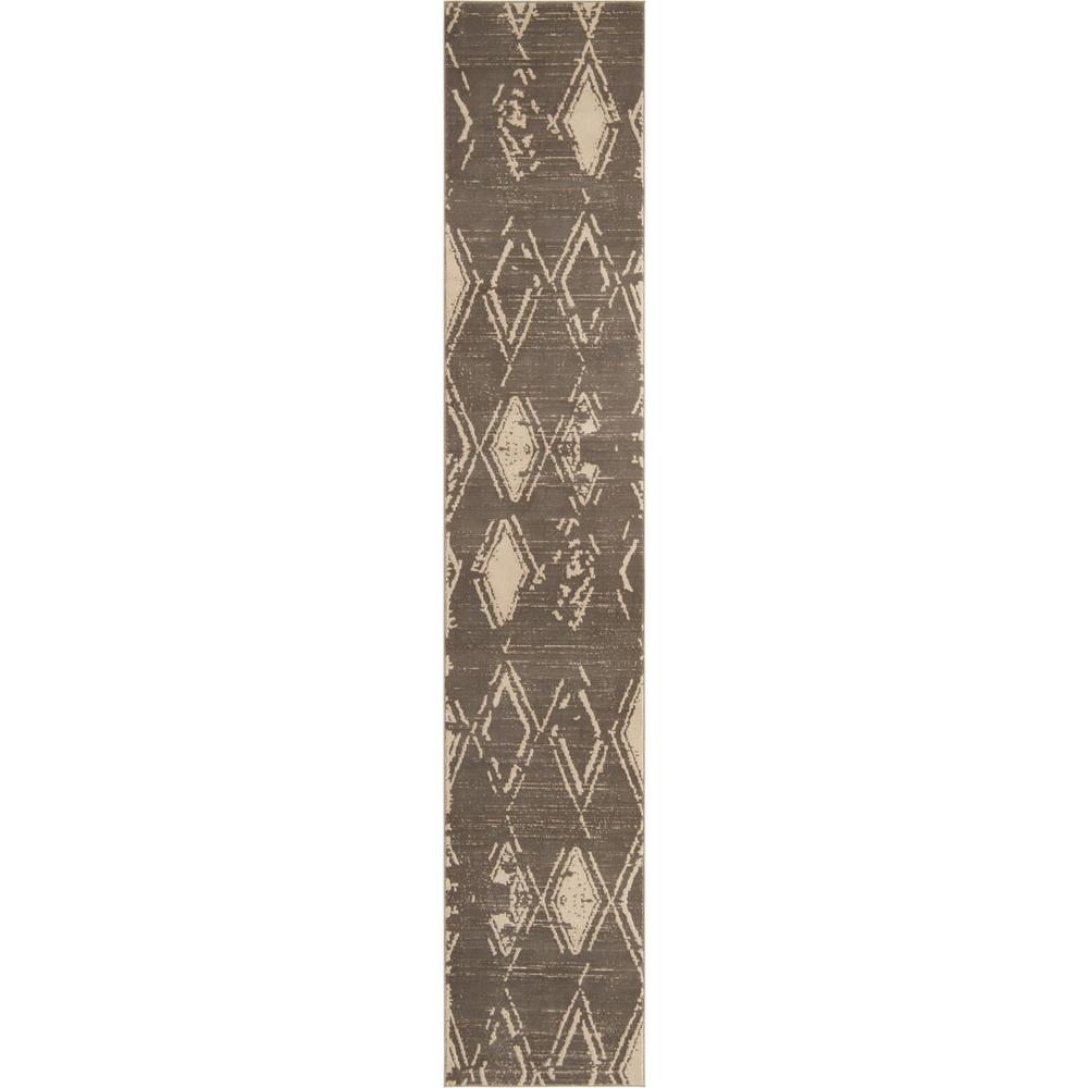 Uptown Carnegie Hill Area Rug 2' 7" x 13' 11", Runner Gray. Picture 1