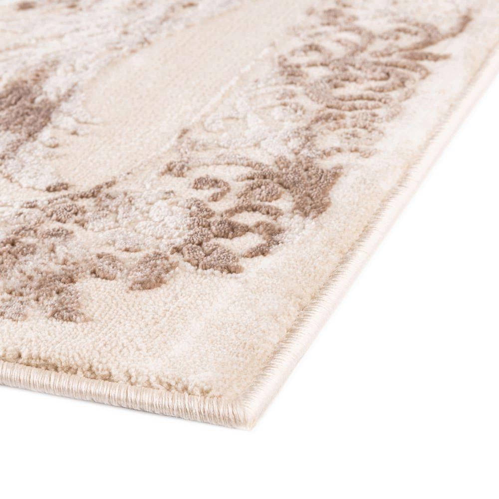 Finsbury Diana Area Rug 7' 10" x 7' 10", Square Beige. Picture 10