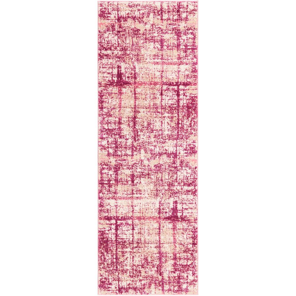 Uptown Lexington Avenue Area Rug 2' 7" x 8' 0", Runner Pink. Picture 1