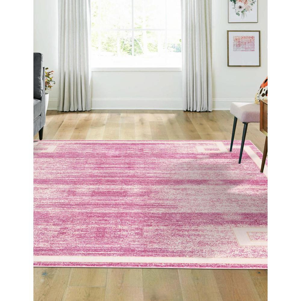 Uptown Lenox Hill Area Rug 7' 10" x 7' 10", Square Pink. Picture 2