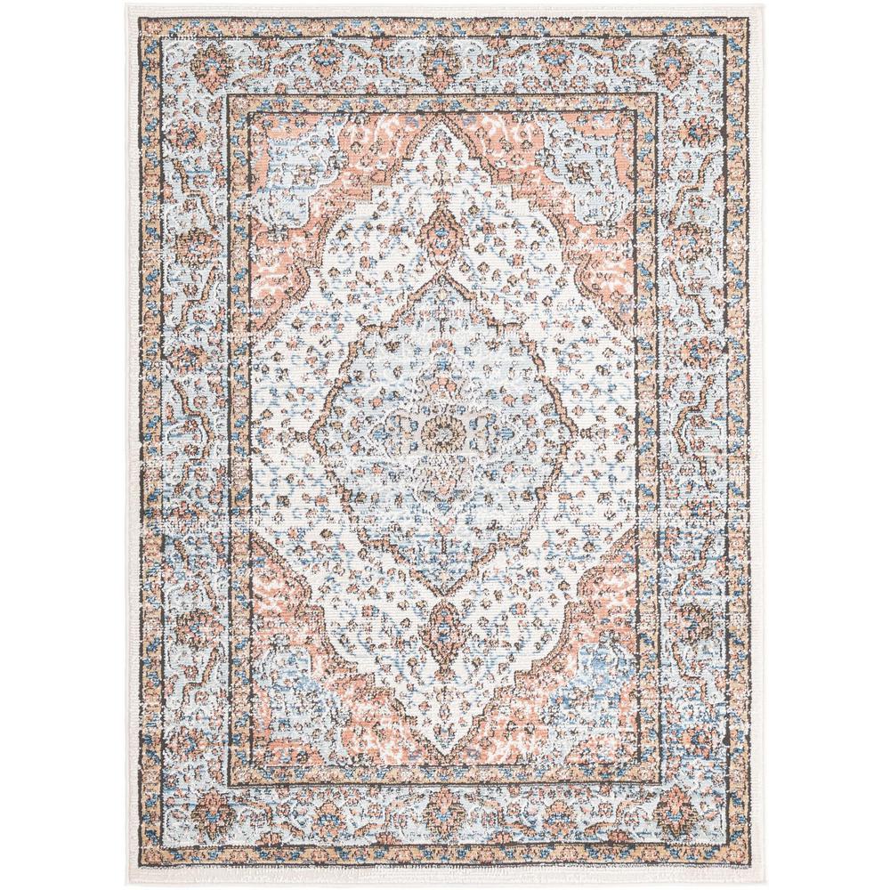 Nyla Collection, Area Rug, Ivory 4' 0" x 6' 0", Rectangular. Picture 1
