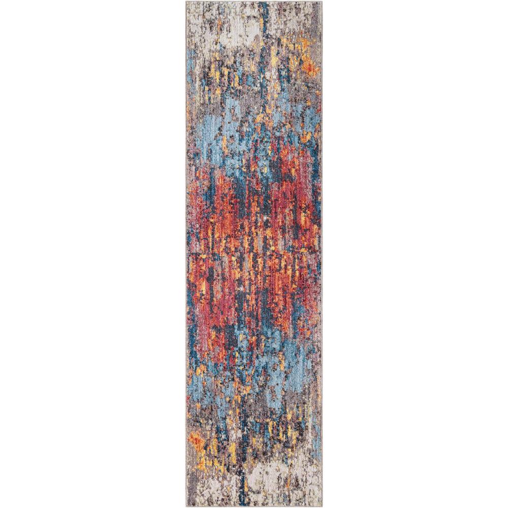 Downtown Chelsea Area Rug 2' 7" x 10' 0", Runner Multi. Picture 1