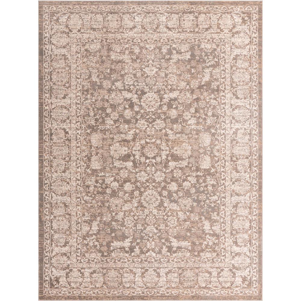 Uptown Area Rug 9' 0" x 12' 0", Rectangular Gray. Picture 1