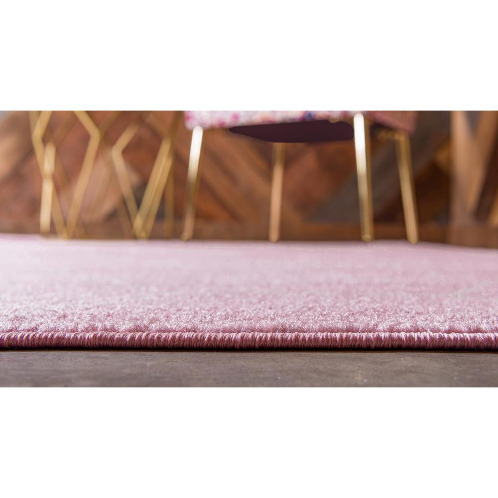 Unique Loom Rectangular 10x13 Rug in Light Pink (3151616). Picture 3