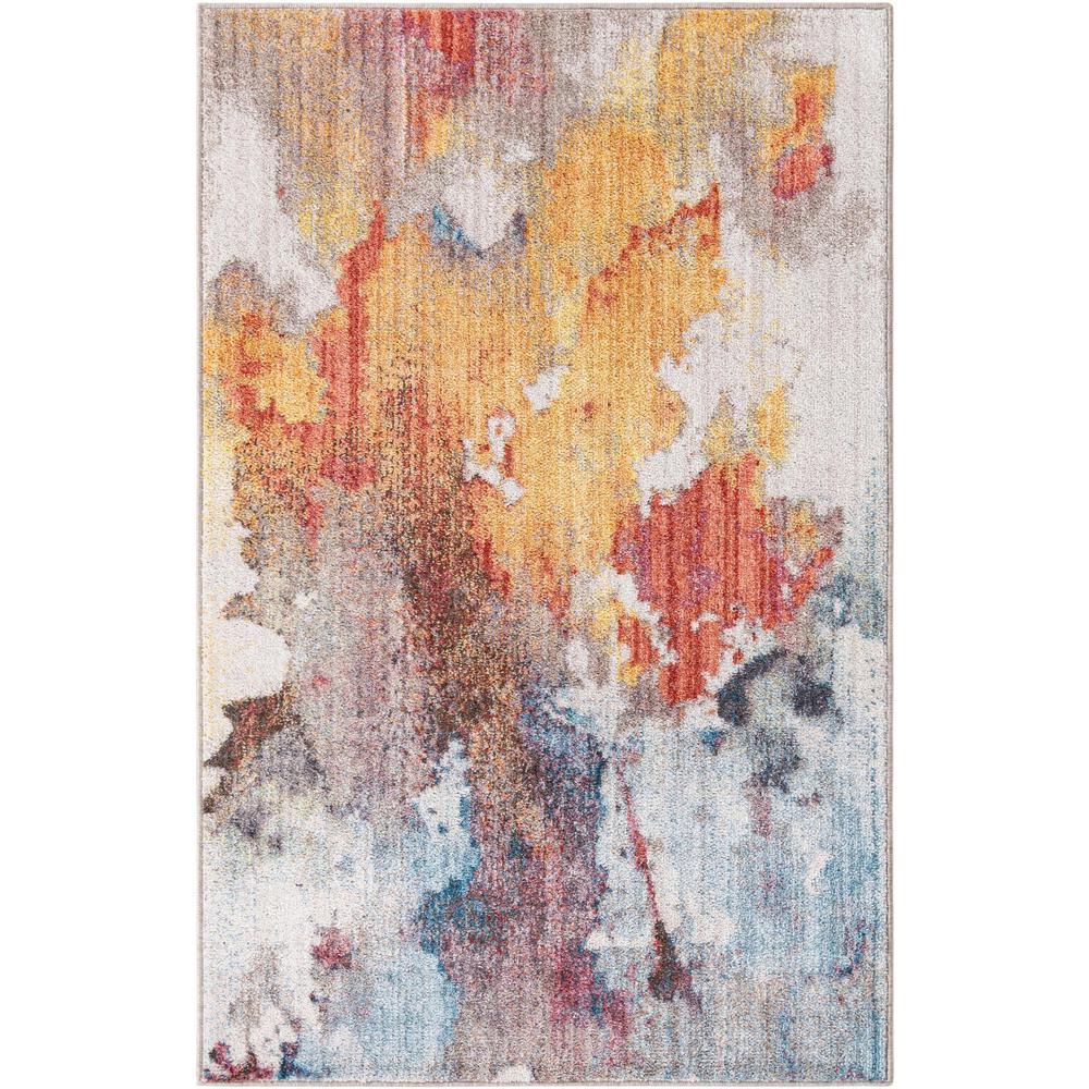 Downtown West Village Area Rug 3' 3" x 5' 3", Rectangular Multi. Picture 1