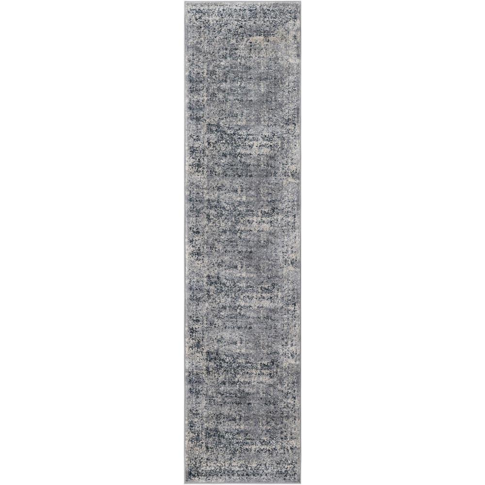 Chateau Jefferson Area Rug 2' 0" x 8' 0", Runner Blue Gray. Picture 1