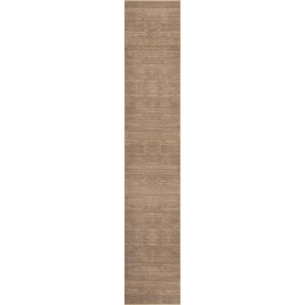Uptown Madison Avenue Area Rug 2' 7" x 13' 11", Runner Brown. Picture 1