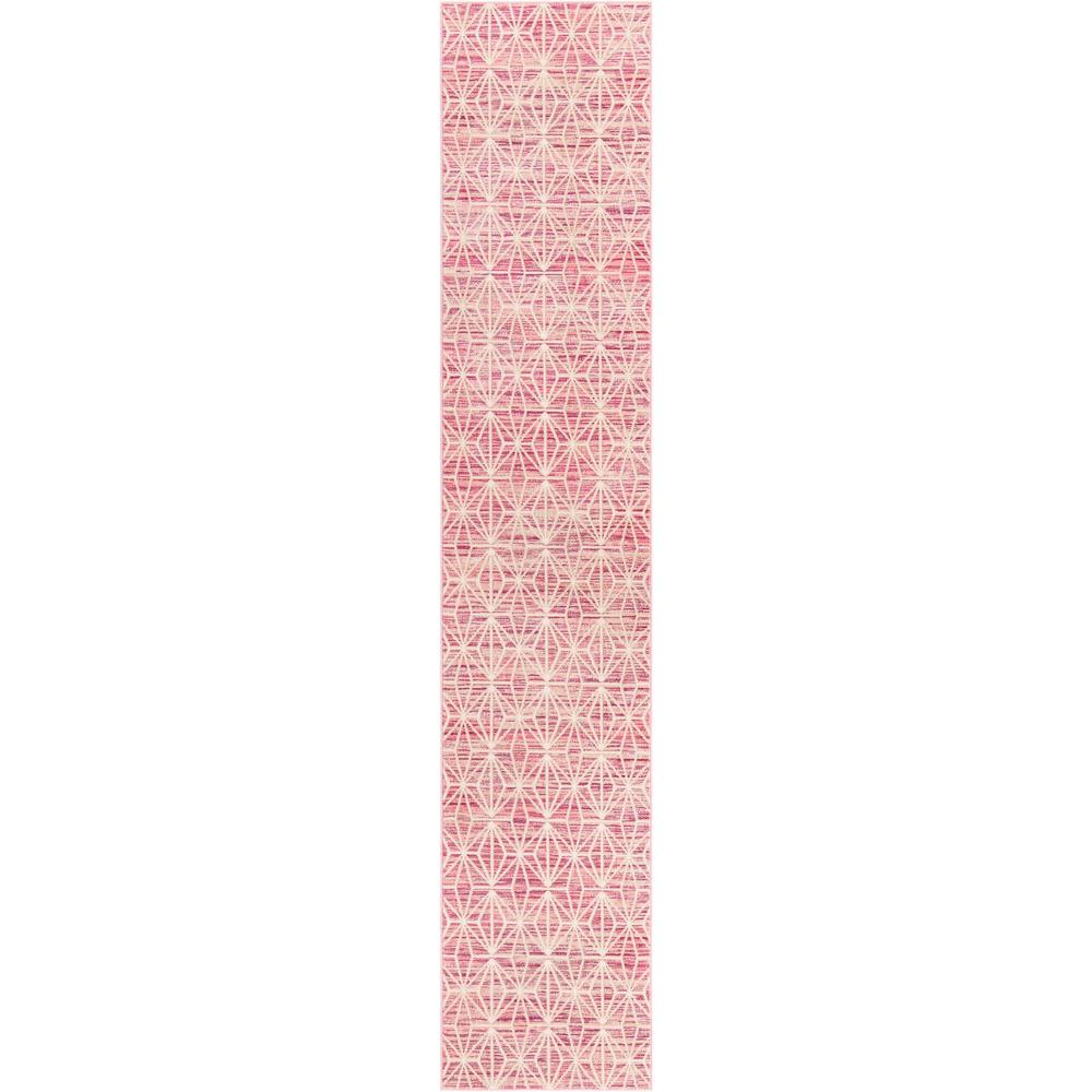 Uptown Fifth Avenue Area Rug 2' 7" x 13' 11", Runner Pink. Picture 1