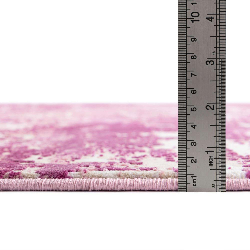 Uptown Lexington Avenue Area Rug 2' 7" x 13' 11", Runner Pink. Picture 5
