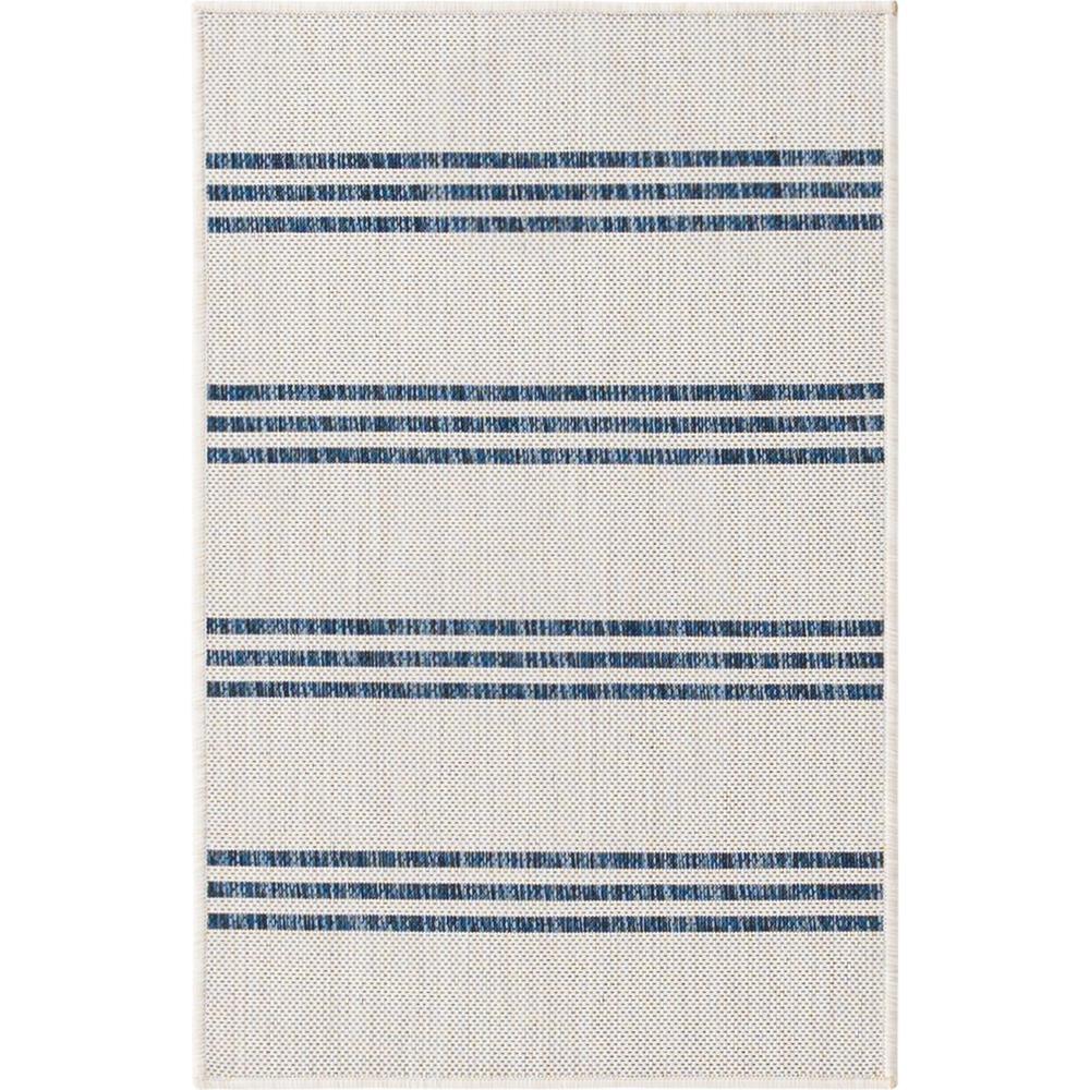 Jill Zarin Outdoor Collection, Area Rug, Ivory, 2' 2" x 3' 0", Rectangular. Picture 1
