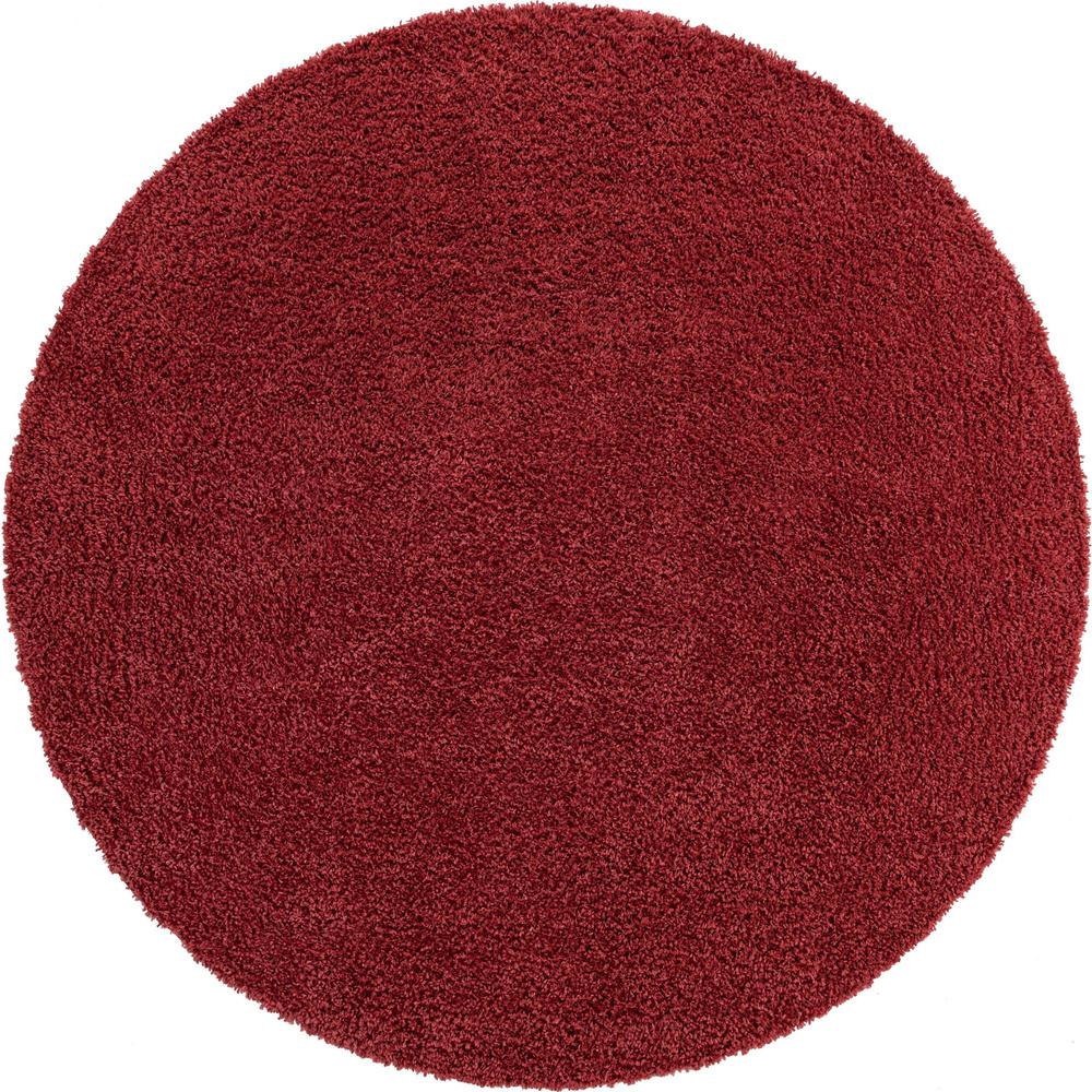 Unique Loom 10 Ft Round Rug in Poppy (3153427). Picture 1