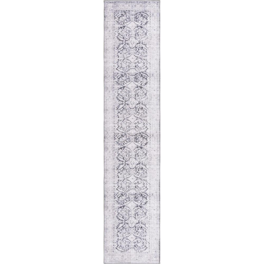 Unique Loom 12 Ft Runner in Charcoal (3161318). Picture 1