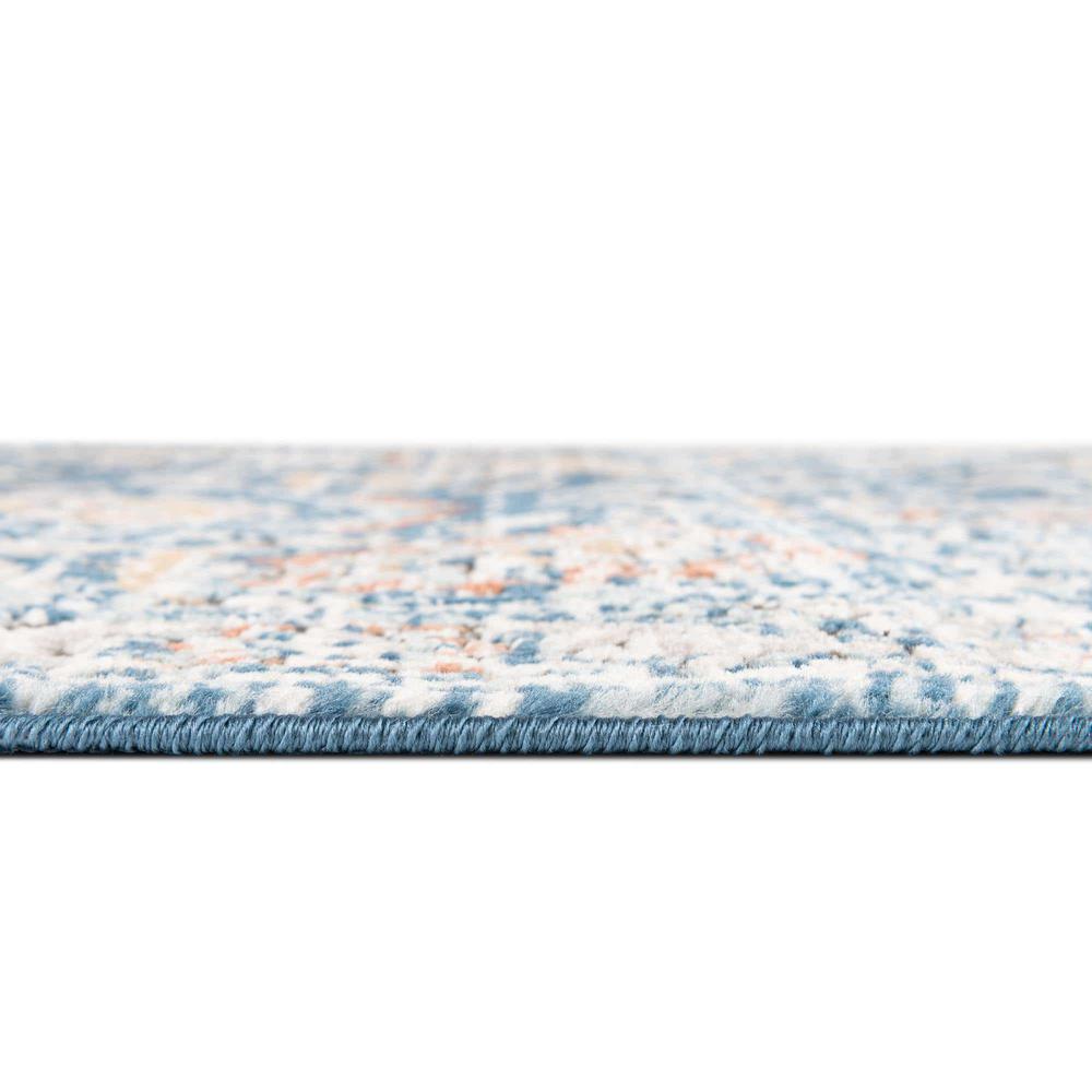 Nyla Collection, Area Rug, Blue 5' 3" x 8' 0", Rectangular. Picture 4