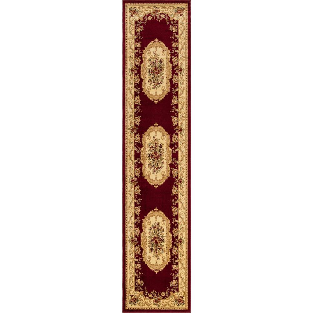 Unique Loom 12 Ft Runner in Burgundy (3153877). Picture 1