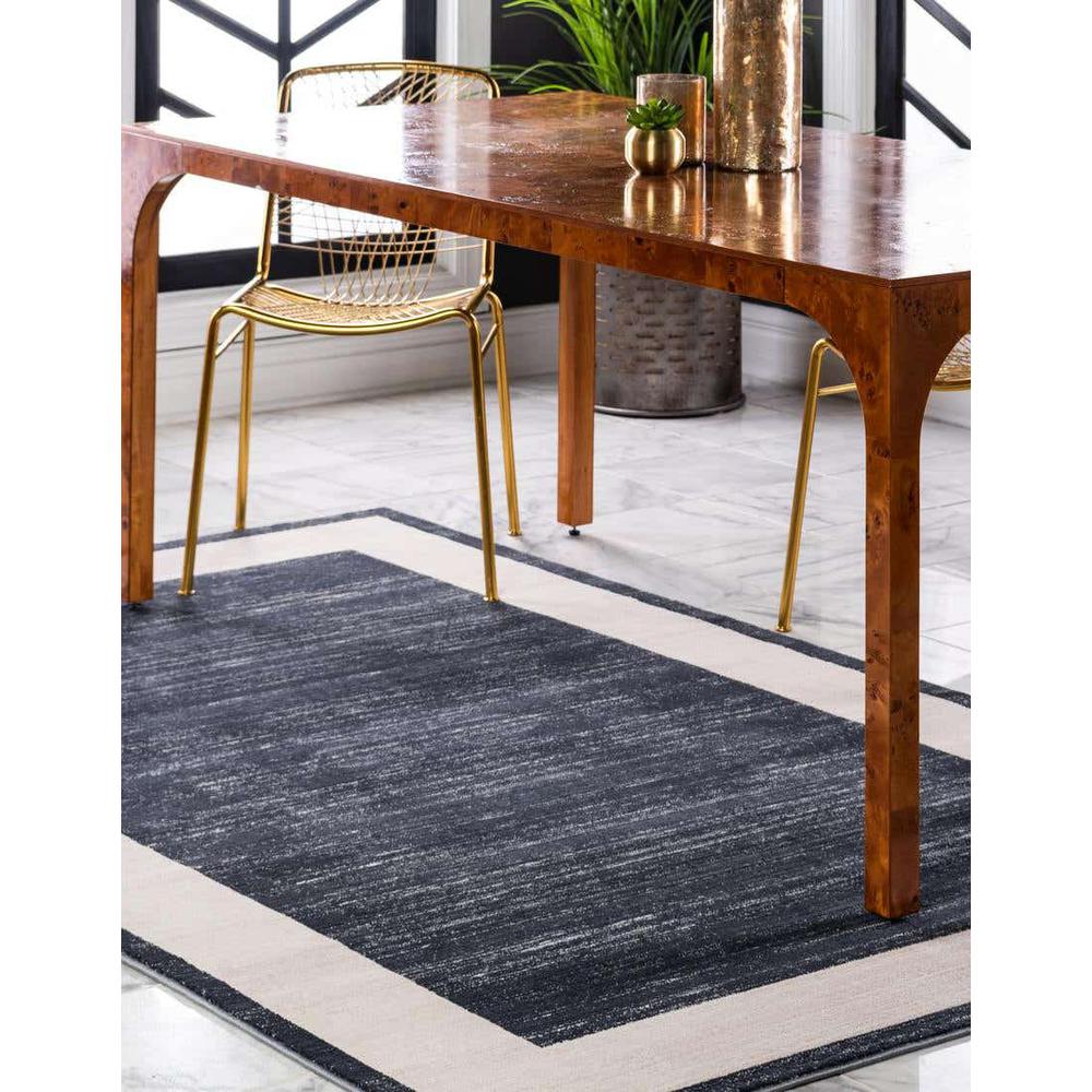 Uptown Yorkville Area Rug 2' 0" x 3' 1", Rectangular Navy Blue. Picture 3
