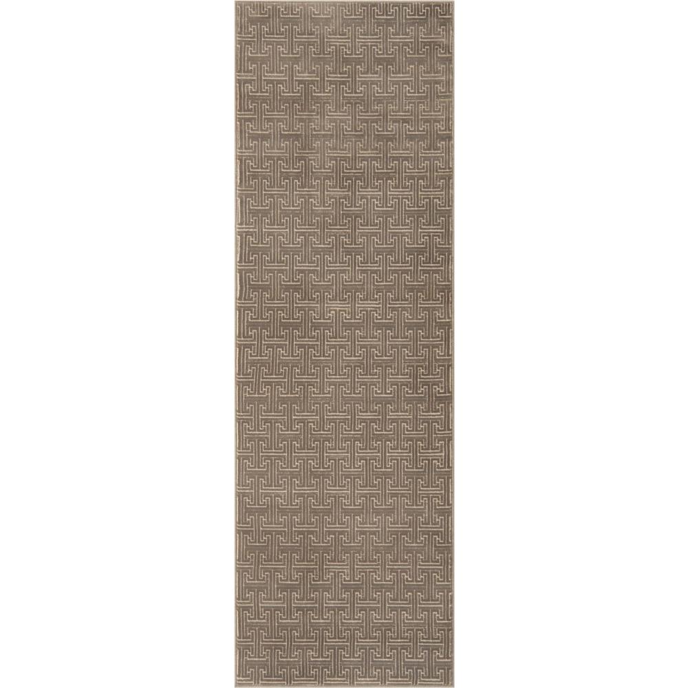 Uptown Park Avenue Area Rug 2' 7" x 8' 0", Runner Gray. Picture 1