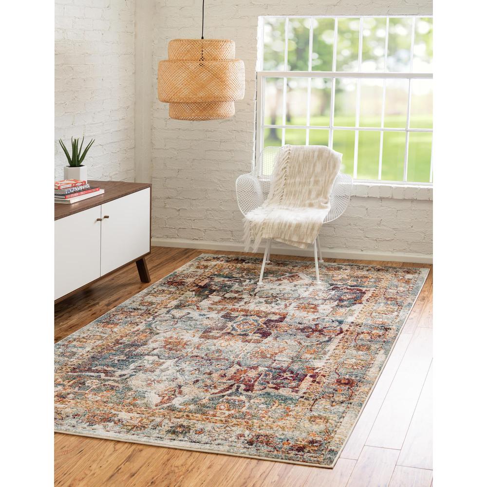 Unique Loom 1 Ft Square Sample Rug in Ivory (3161767). Picture 2