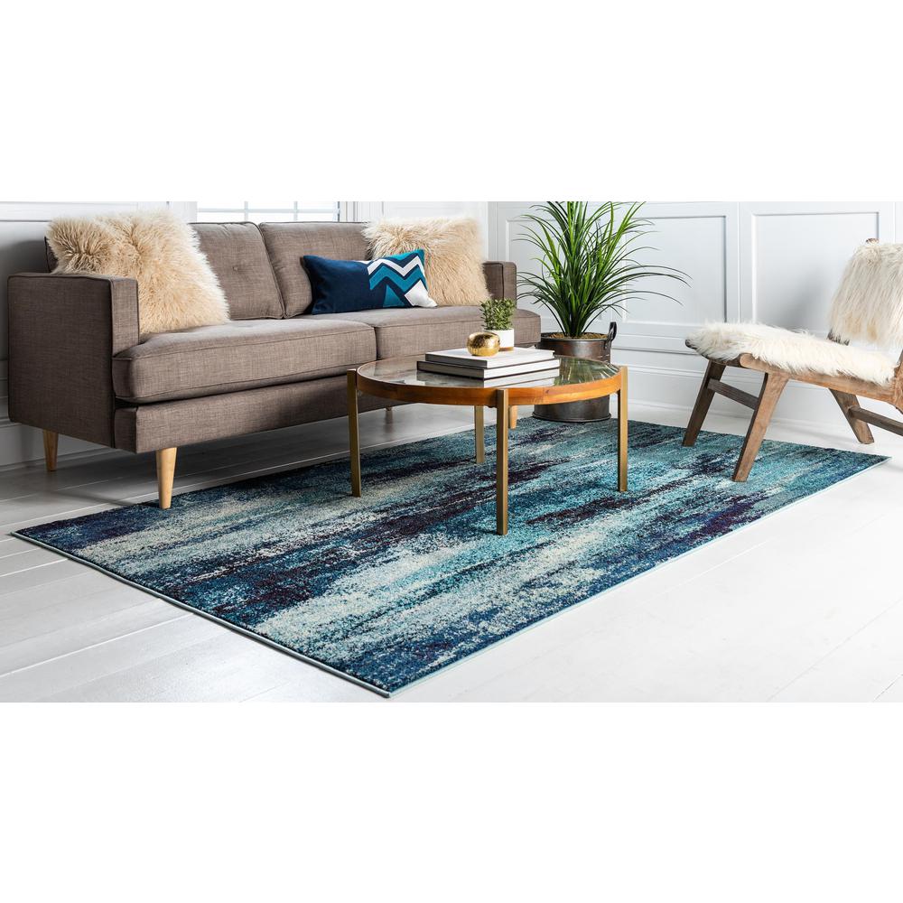 Lilly Jardin Rug, Blue (2' 2 x 3' 0). Picture 3