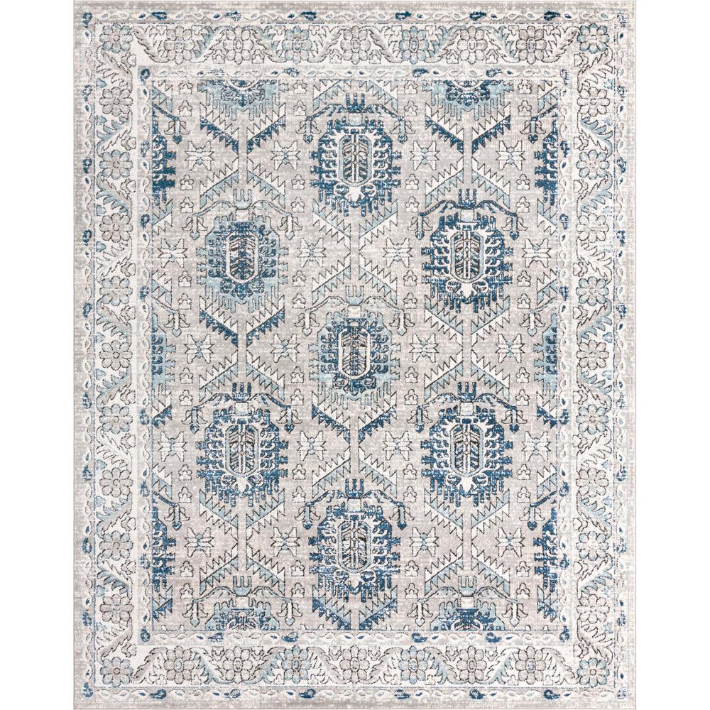 Nyla Collection, Area Rug, Gray, 7' 10" x 10' 0", Rectangular. Picture 1