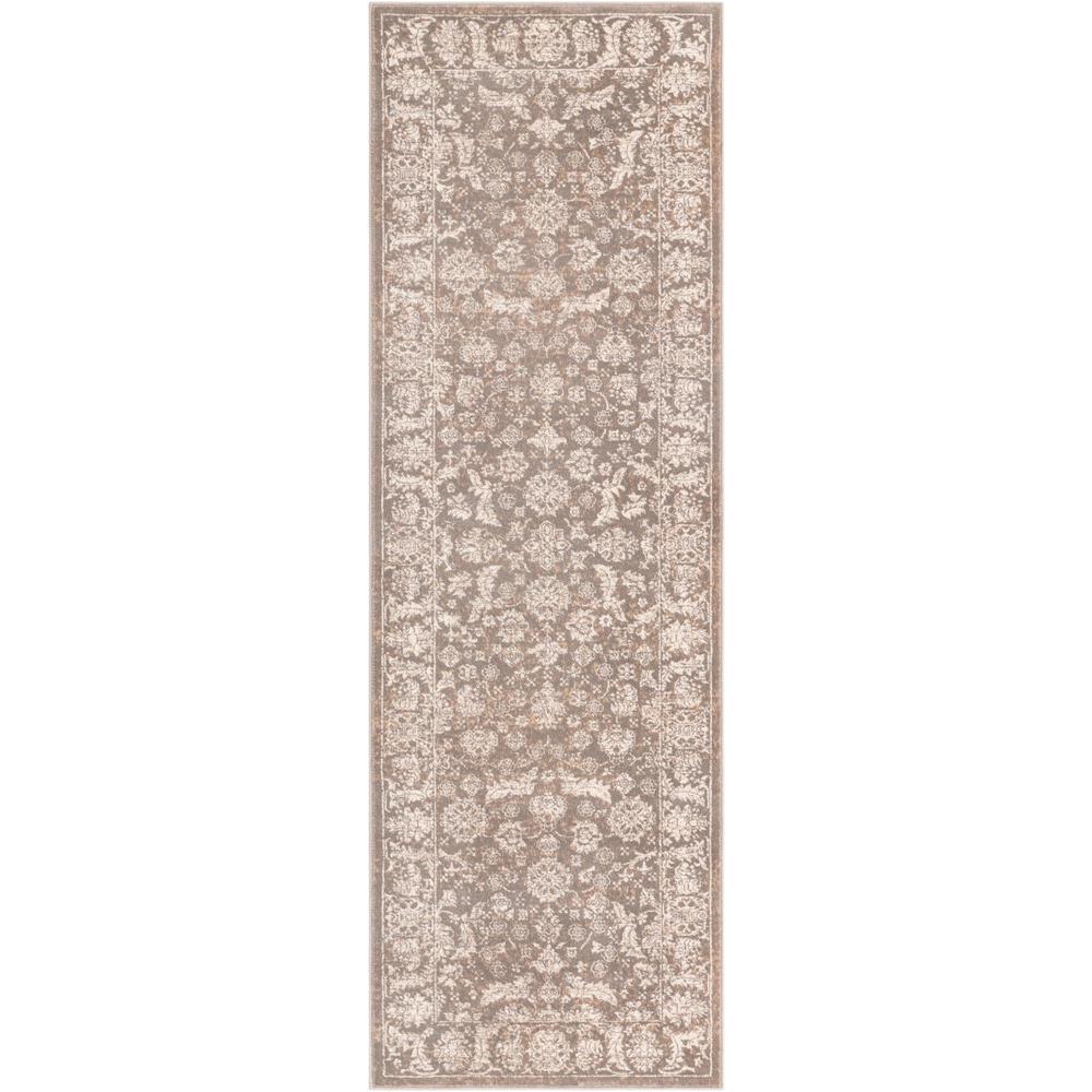 Uptown Area Rug 2' 7" x 8' 0", Runner Gray. Picture 1