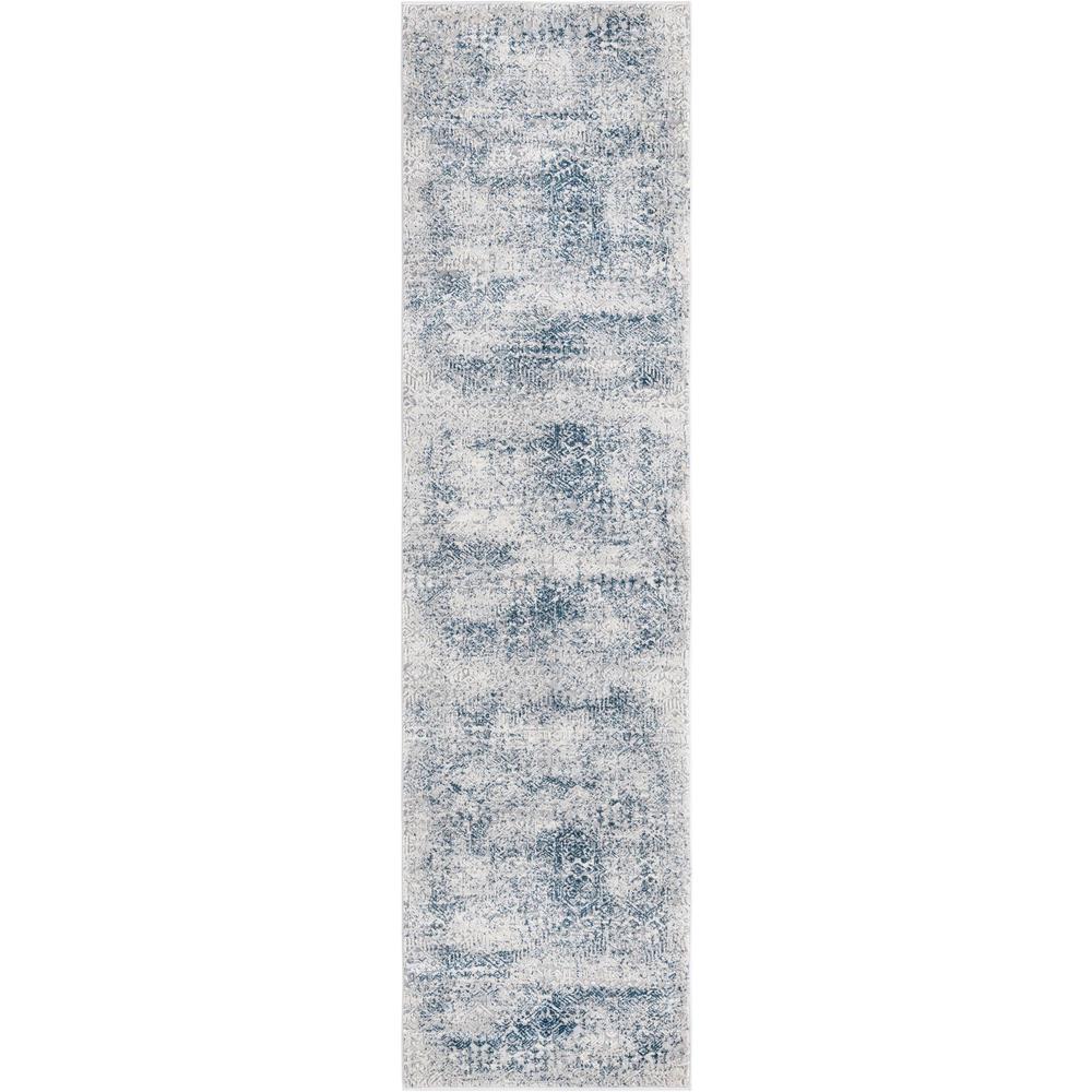 Finsbury Sarah Area Rug 2' 0" x 8' 0", Runner Blue. Picture 1