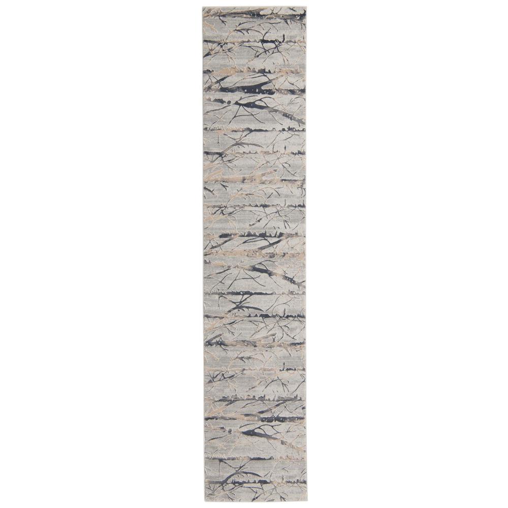Finsbury Anne Area Rug 2' 0" x 9' 10", Runner Gray. Picture 1
