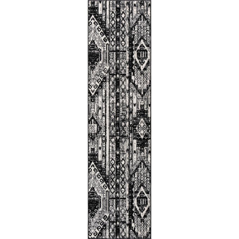 Unique Loom 8 Ft Runner in White (3152041). Picture 1