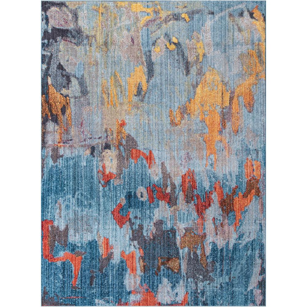 Downtown Tribeca Area Rug 7' 10" x 11' 0", Rectangular Multi. Picture 1