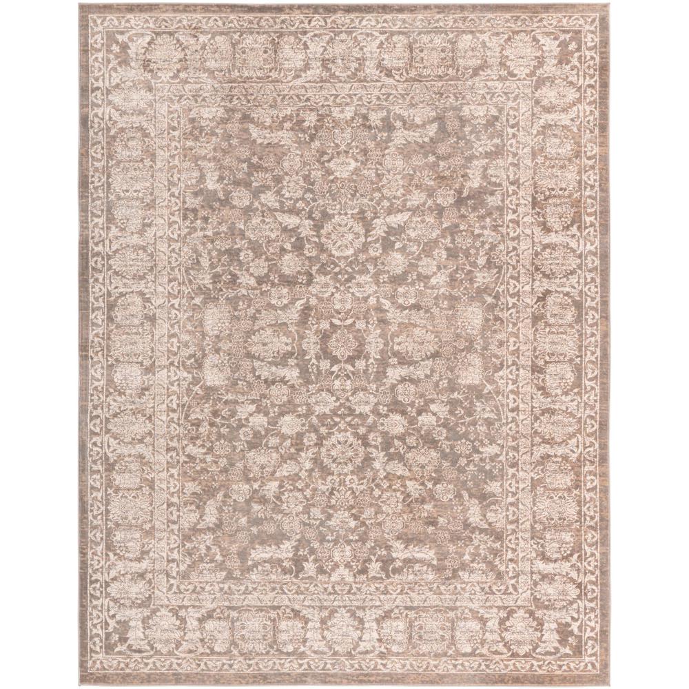 Uptown Area Rug 7' 10" x 10' 0", Rectangular Gray. Picture 1