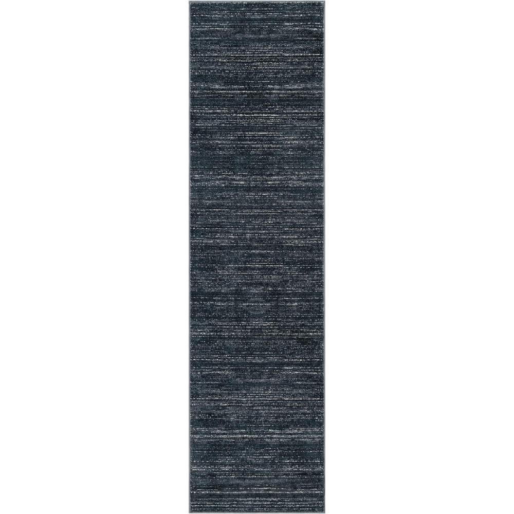 Uptown Madison Avenue Area Rug 2' 7" x 10' 0", Runner Navy Blue. Picture 1