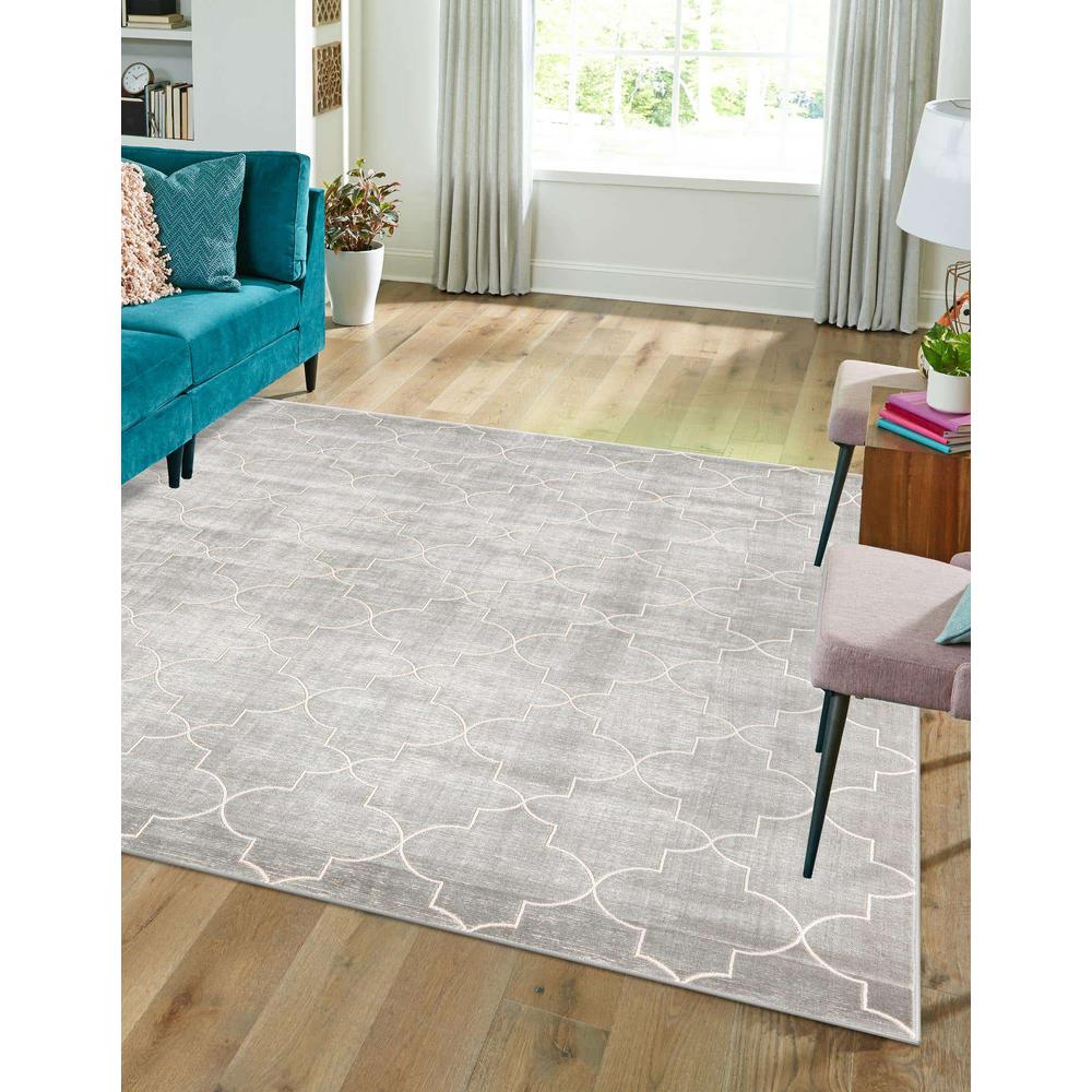 Uptown Area Rug 7' 10" x 7' 10" Square Gray. Picture 3